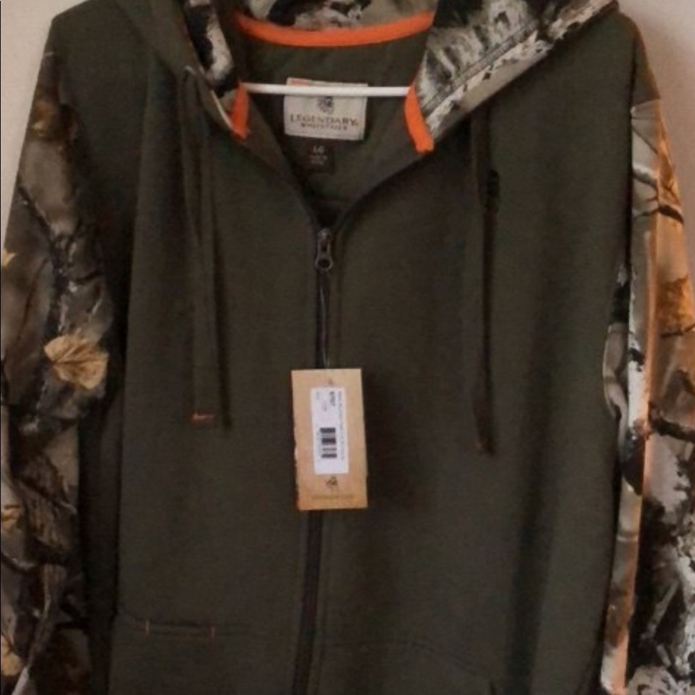 Camo and green jacket